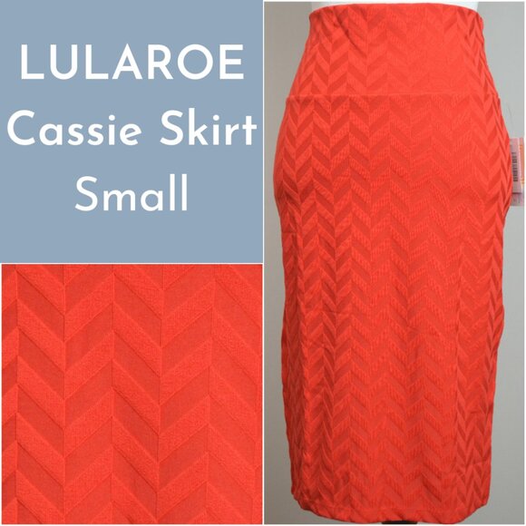 Lularoe Chevron Print Cassie Skirt Small - Picture 1 of 3